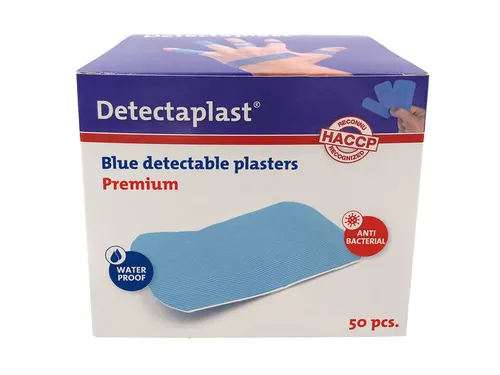 Detectaplast 8051 Pleister waterafstotend blauw 50x72mm 50 Stuks