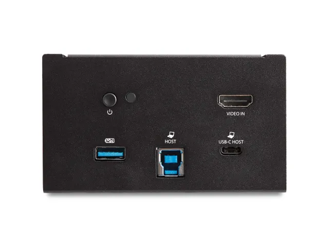 Laptop docking module voor vergadertafel connectiviteits box