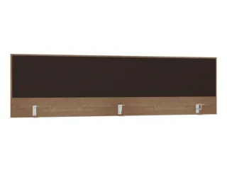 opzetpaneel,v. bureau,aanbouw achter,B 2000mm,NT-cherry,BN2036-bruin - 1