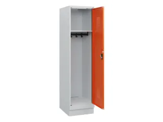 schoollocker,HxBxD 1630x400x500mm,1vak,vak B 400mm,cil.-slot,sokkel - 1