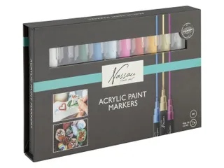 Acrylmarker Nassau set à 10 kleuren - 1