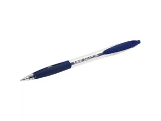 Balpen Bic Atlantis classic grip clic medium blauw - 2