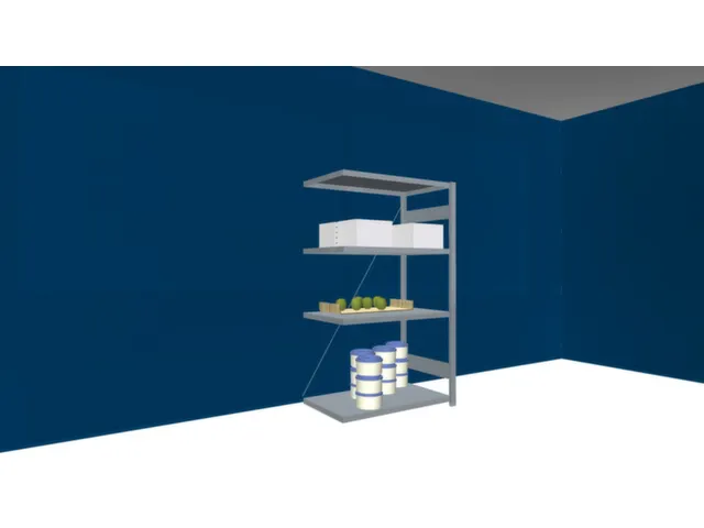 Rayonnage En Acier Sans Boulons élément Suivant H x l x p 1750 
