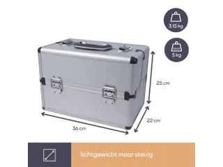 Aluminium Gereedschapskoffer 360X220X250Mm 19.8 Liter - 7