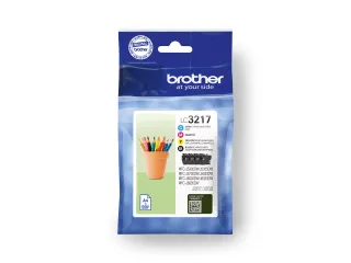 Brother LC-3217 Inktcartridge Set Zwart + Kleur Voordeelpak - 1