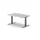 Elektrisch ihv bureau,HxBxD 650-1310x1400x900mm,blad lichtgrijs