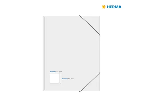 HERMA 10108 Verwijderbare etiketten A4 40x40mm Wit 600 stuks