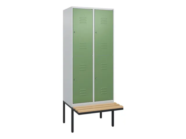 Dubbeldekse dekenkist,HxBxD 2120x800x815mm,2x2vak.,vak B 400mm