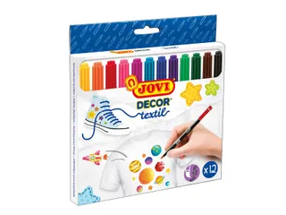 Textielstift Jovi assorti set à 12 stuks - 2