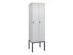 locker,HxBxD 2120x600x500mm,2vak,vak B 300mm,draaigrendel