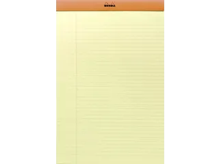 Schrijfblok Rhodia A4 lijn 80 vel 80gr geel - 3