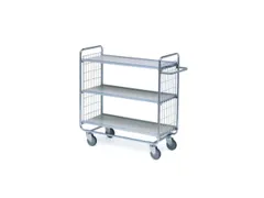 etagewagen,draagverm. 200kg,3etage(s),laadvl. LxB 1000x425mm,houtetage