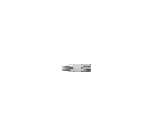 Wiha Bit Standard 25mm Torx Tamper Resistant (Met Boring) 1/4 Inch (0