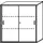 schuifdeurkast HxBxD 1150x1000x430mm romp onyxgrijs decor front onyxgr
