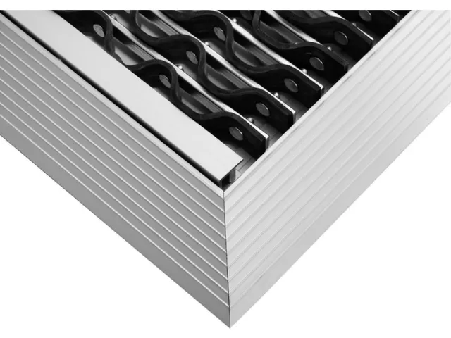 Aluminium Rand Voor Schoonloopmat Bxl 985X985Mm Afgeschuind
