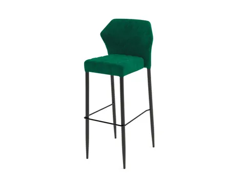 barkruk,zitting H 790mm,zitting stof,zitting velours groen