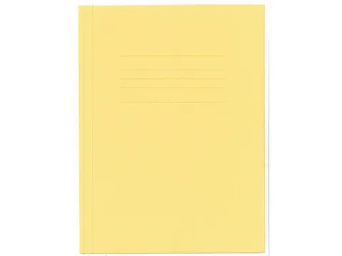 Dossiermap Kangaro folio 240 grams recycled karton geel