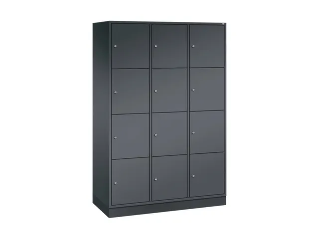 armoire multicases grand volume,HxlxP 1950x1220x500mm,3x4compartiments