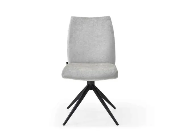 Bezoekersstoel,Stervoetonderstel Ronde Buis Zwart