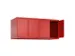 opzetkast,v. locker,4vak.,vak B 300mm,HxBxD 500x1200x500mm