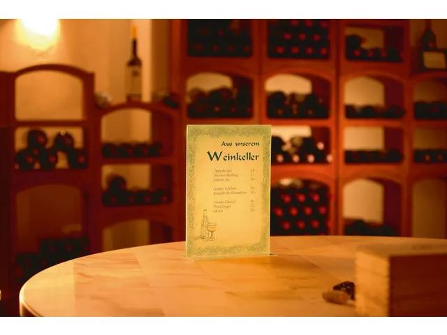 Tafelstandaard Sigel glashelder A5 recht