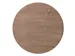 Glasmagneetbord Naga rond 45cm walnoot