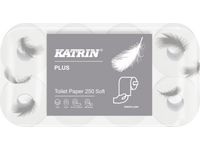 Katrin 11711 Toiletpapier Plus 3-laags Hoogwit Soft 250 Vel