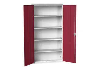 universele kast,HxBxD 2000x1050x350mm,4xStalen bodem,draaigrendelslot - 1
