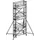 rolsteiger,reik H 7,4m,steiger H 6,64m,3platform(s),m. luik
