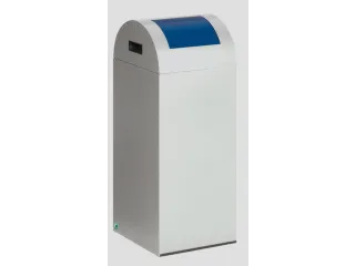 Afvalverzamelaar Zelfblussend 60 Liter 800X320X320Mm Klemring Blauw - 1