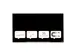 Nobo Diamond Glasbord Zwart 71x126 cm