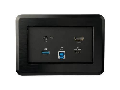 Vergadertafel docking station en aansluitdoos 4K