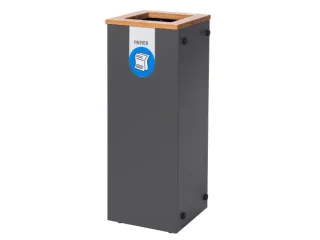 Paxa Large Afvalbak 65 liter NL"Papier" Blauw - 1