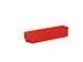 stellingbak,HxBxD 81x91x400mm,PP,rood