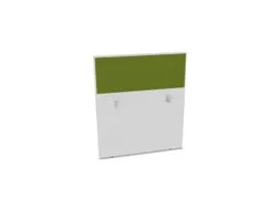 baliepaneel,v. bureau,aanbouw achter,B 1000mm,Bl-wit,BN7048-groen