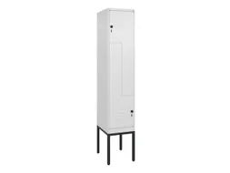 Z-garderobekast,HxBxD 2120x400x500mm,vak B 200/400mm,draaigrendel