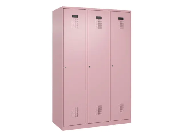 locker voor scheiding van kleding,HxBxD 1850x1200x500mm,3vak