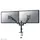 Monitorarm Neomounts DS70-750BL2 zwart 2 scherm 17-27 inch