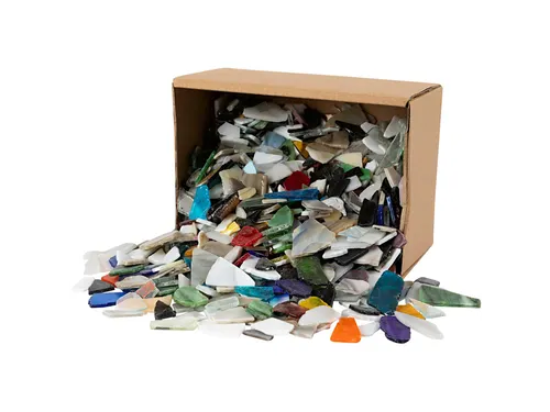 Mozaïek Creativ Company grootte 8-20mm dikte 2-3mm 2kg assorti