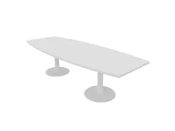 vergadertafel,HxBxD 740x2800x1100mm,vatvormig