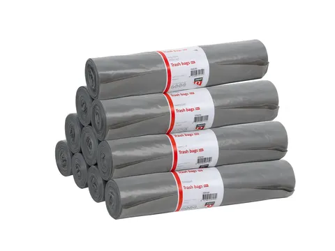 Afvalzak Quantore LDPE T50 60L grijs 60x90cm Voordeelbundel