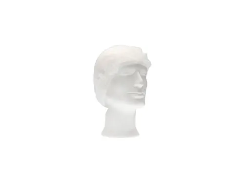 Pp Non Woven Baret Haarnet Wit 58cm maat XL clip Cap 1000 Stuks