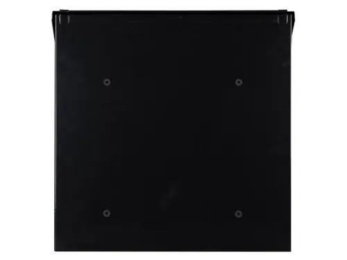 Brievenbus Monaco Zwart met naamplaatje incl. 2 sleutels 37x36.5x10cm