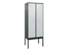 dubbeldekse locker,HxBxD 2120x800x500mm,2x2vak.,vak B 400mm