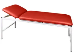 Onderzoeksbank Lxbxh 1900X700X680Mm 2-delig Gestoffeerd Felrood