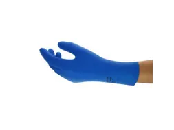 Ansell AlphaTec 87-195 latex handschoenen blauw maat 9,5-10 12 paar