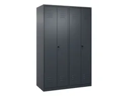 PBM-locker,HxBxD 1850x1200x500mm,4vak,vak B 300mm,draaigrendel