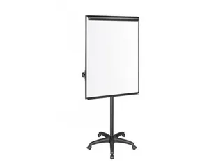 Flipchart Magnetisch Met 5 Wielen 100x70cm Zwart - 1