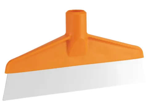 Vikan Hygiene Tafel- en Vloerschraper RVS Blad 245x70mm Oranje
