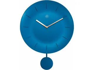 Wandklok nXt Bowl Ø 30cm turquoise streepaanduiding - 2